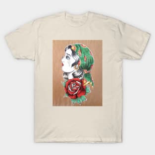 Gypsy Girl Tattoo Design T-Shirt